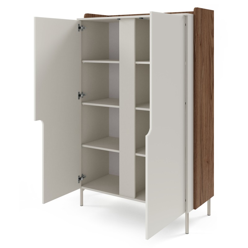 Komoda POSITIVO 100 cm – 2 drzwi, TIP-ON, nowoczesna komoda