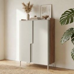 Komoda POSITIVO 100 cm – 2 drzwi, TIP-ON, nowoczesna komoda
