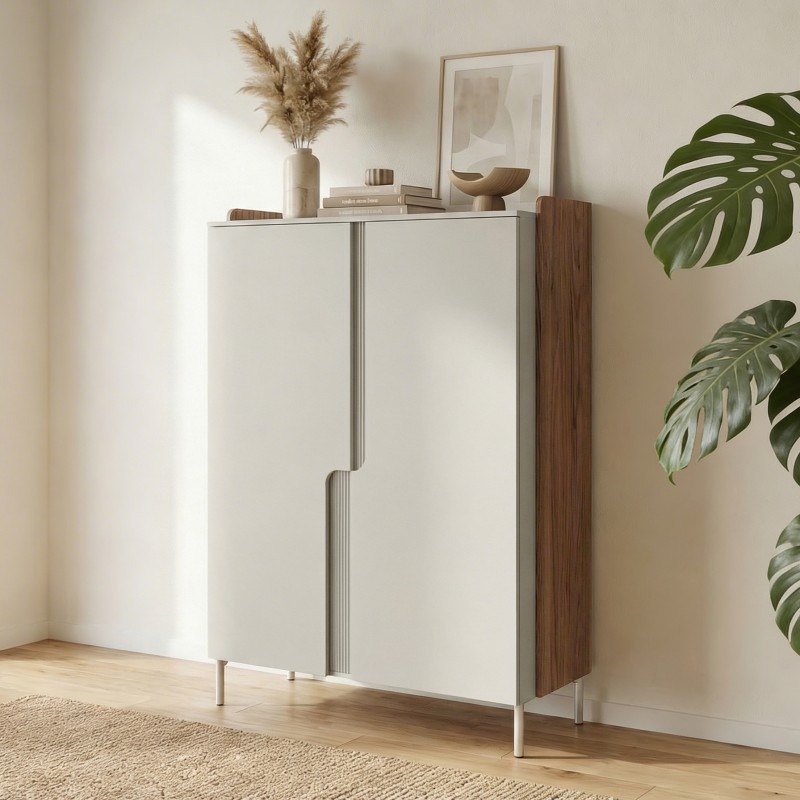 Komoda POSITIVO 100 cm – 2 drzwi, TIP-ON, nowoczesna komoda