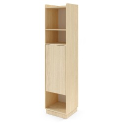 Regał POSITIVO z drzwiami 45 cm – system TIP-ON