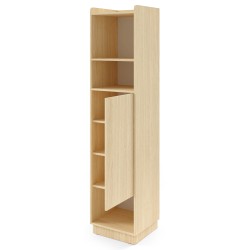 Regał POSITIVO z drzwiami 45 cm – system TIP-ON