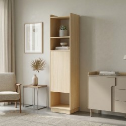 Regał POSITIVO z drzwiami 45 cm – system TIP-ON