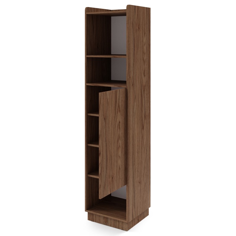 Regał POSITIVO z drzwiami 45 cm – system TIP-ON
