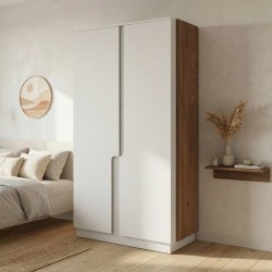 Szafa POSITIVO 100 cm – 2-drzwiowa szafa TIP-ON bez uchwytów