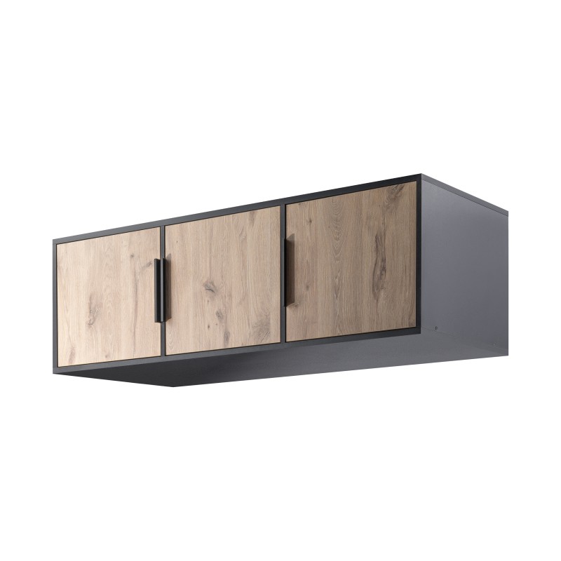 Szafa LIVO 150 cm – 3 Drzwi, 3 Szuflady, Drążki na Ubrania