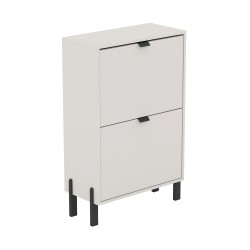 Szafka na buty CORTINA 60 cm – 2 drzwi, piaskowy beż