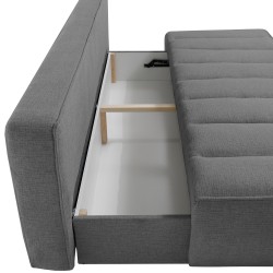 Sofa DORIS rozkładana 210 cm – funkcja spania DL i pojemnik