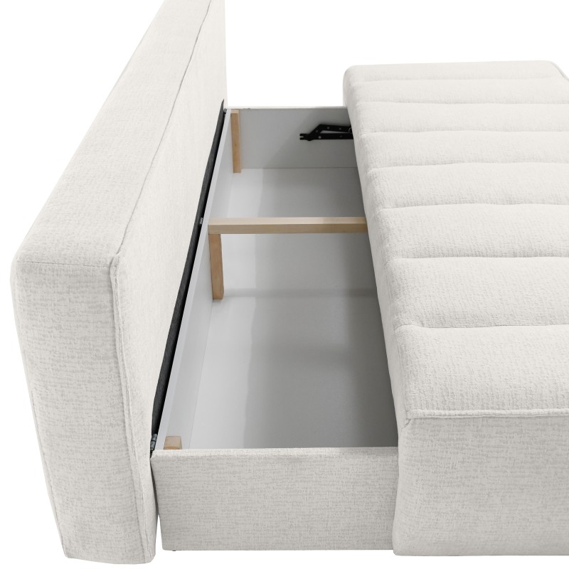 Sofa DORIS rozkładana 210 cm – funkcja spania DL i pojemnik