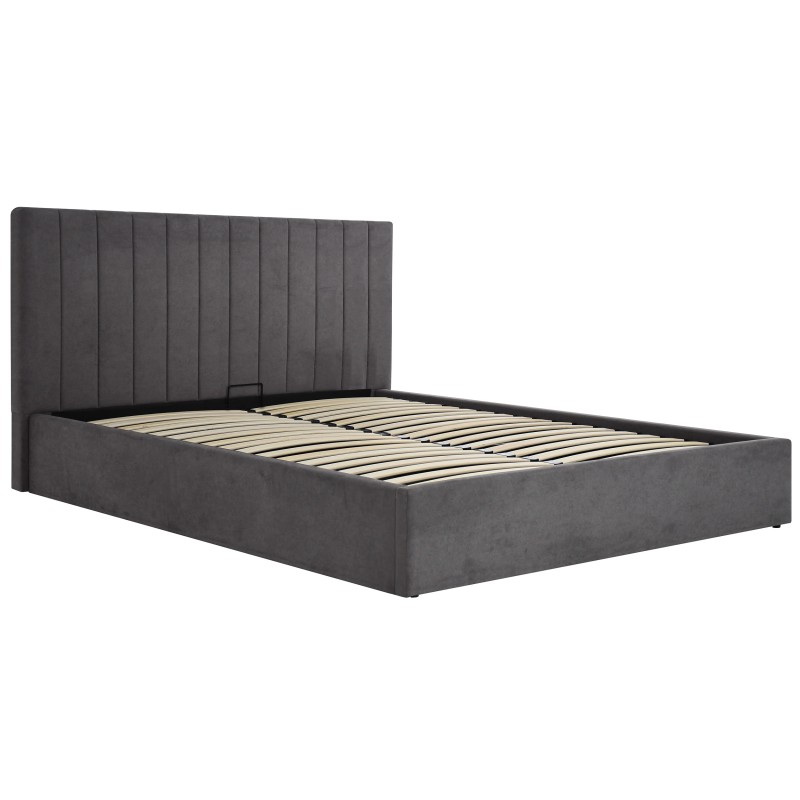 Łóżko MELVIO z pojemnikiem 160x200 / 180x200 – tapicerowane