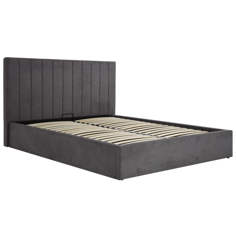 Łóżko MELVIO z pojemnikiem 160x200 / 180x200 – tapicerowane