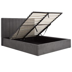 Łóżko MELVIO z pojemnikiem 160x200 / 180x200 – tapicerowane