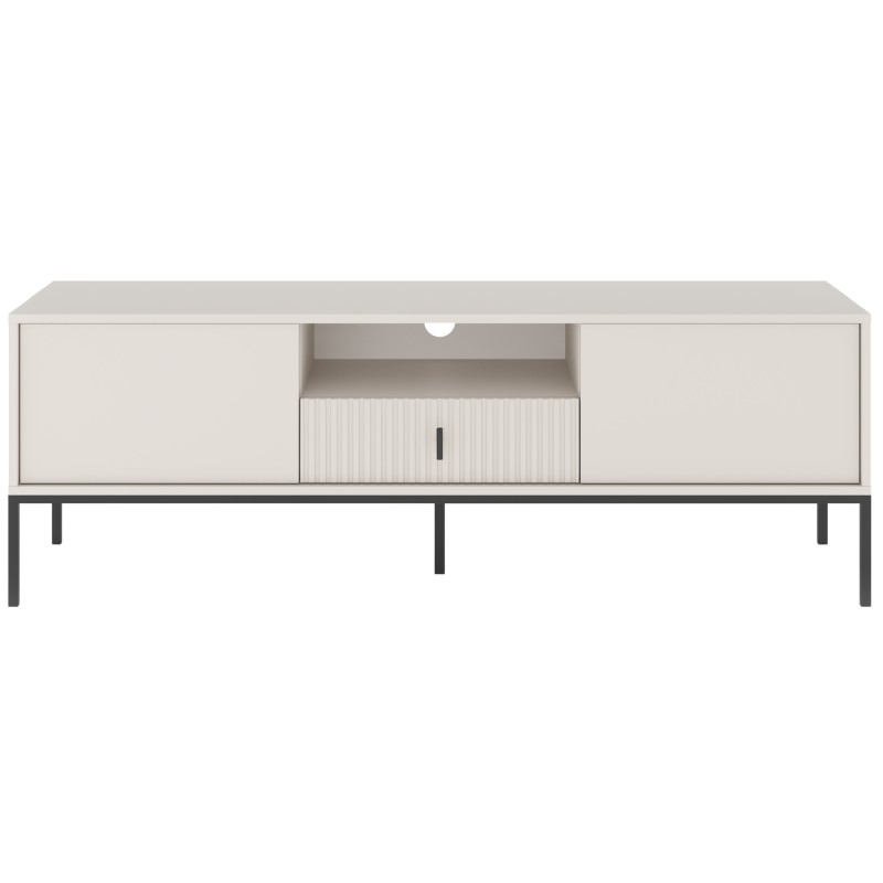 Szafka RTV MARVELLO Kaszmir – Ryflowany Front MDF