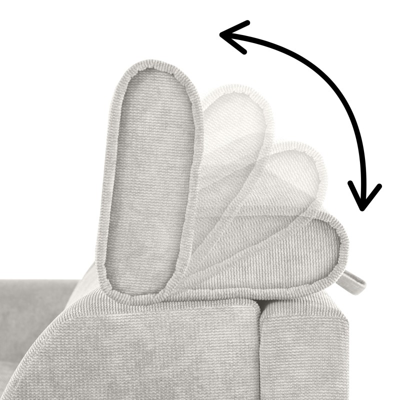 Sofa PAVARTI z funkcją spania – włoski automat, materac PU 10 cm