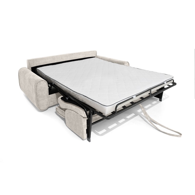 Sofa PAVARTI z funkcją spania – włoski automat, materac PU 10 cm