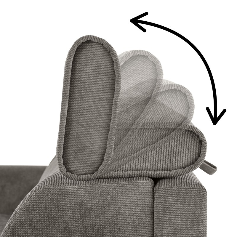 Sofa PAVARTI z funkcją spania – włoski automat, materac PU 10 cm