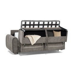 Sofa PAVARTI z funkcją spania – włoski automat, materac PU 10 cm