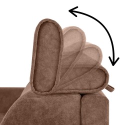 Sofa PAVARTI z funkcją spania – włoski automat, materac PU 10 cm
