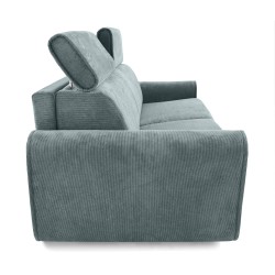 Sofa PAVARTI z funkcją spania – włoski automat, materac PU 10 cm