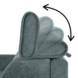 Sofa PAVARTI z funkcją spania – włoski automat, materac PU 10 cm