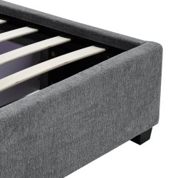 Łóżko AUREA 160x200 z szufladą – tapicerowane z opcją materaca