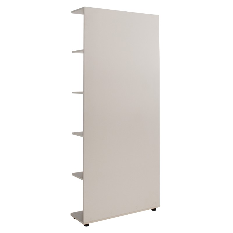 Regał BOREO 90 cm – 2 Szuflady, Otwarte Półki i Metalowy Stelaż