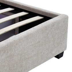 Łóżko AUREA 160x200 z szufladą – tapicerowane z opcją materaca