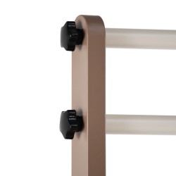 Garderoba BOREO 125 cm z Lustrem – 2 Drzwi, Metalowy Stelaż