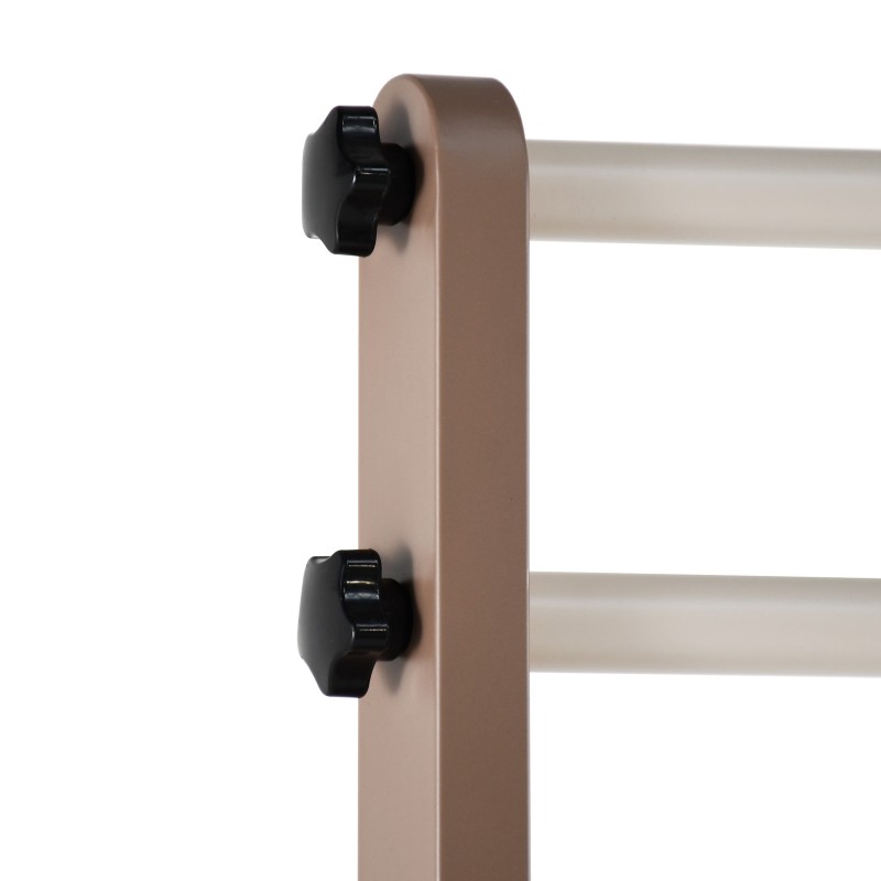 Garderoba BOREO 125 cm z Lustrem – 2 Drzwi, Metalowy Stelaż