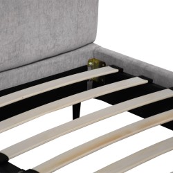 Łóżko SOMBRA 160x200 – Tapicerowane z Odpinanymi Poduszkami
