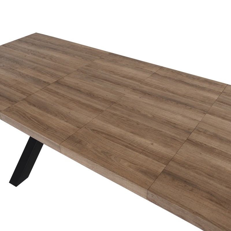 Stół AXIS 160–240 cm – Rozkładany Stół z Metalowym Stelażem