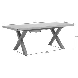 Stół TAVERO 160-240 cm – rozkładany stół