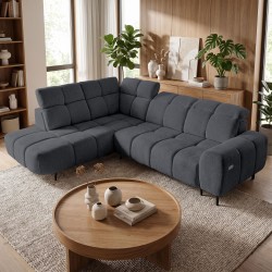Narożnik SENZO 275x225 cm – Regulowane Siedzisko i Zagłówki