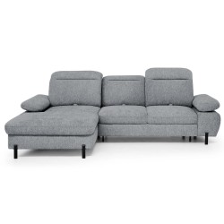 Narożnik SORA MINI 285x190 cm – Funkcja Spania, Pojemnik