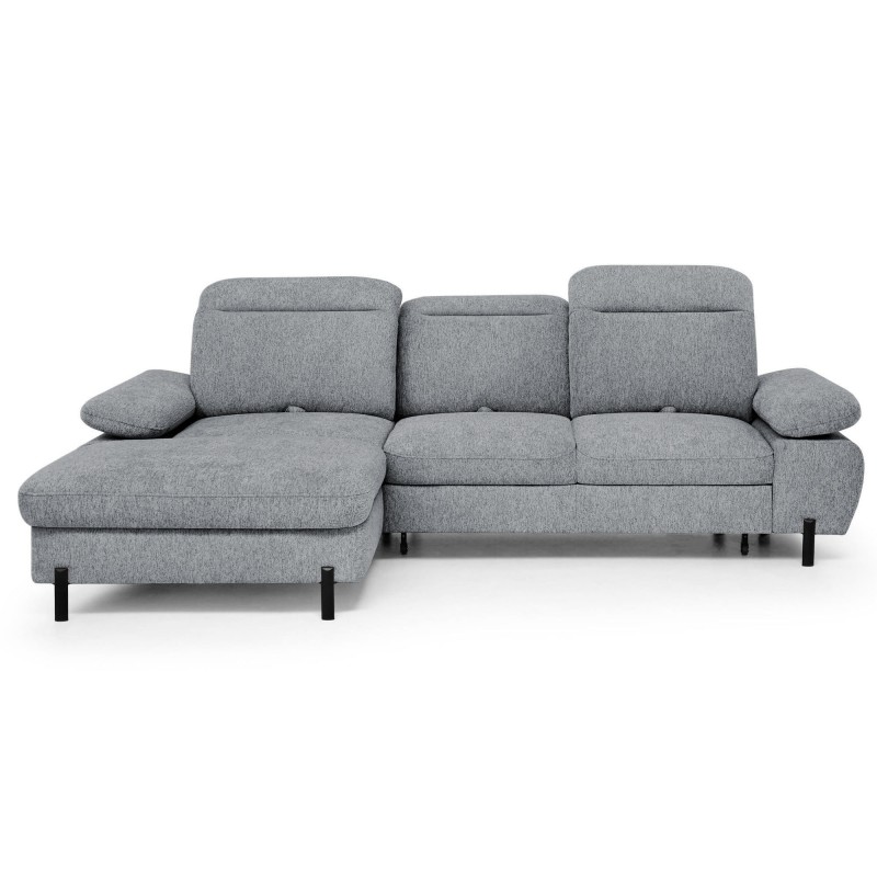 Narożnik SORA MINI 285x190 cm – Funkcja Spania, Pojemnik
