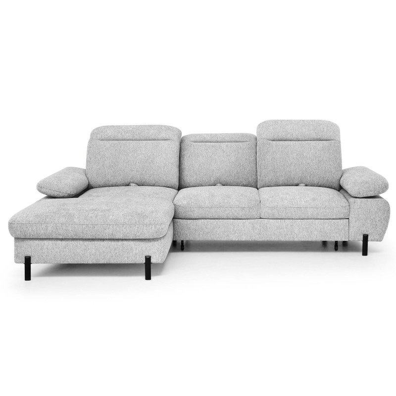 Narożnik SORA MINI 285x190 cm – Funkcja Spania, Pojemnik