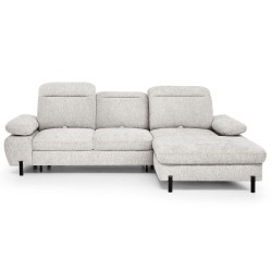 Narożnik SORA MINI 285x190 cm – Funkcja Spania, Pojemnik