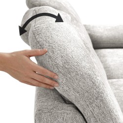 Narożnik SORA MINI 285x190 cm – Funkcja Spania, Pojemnik