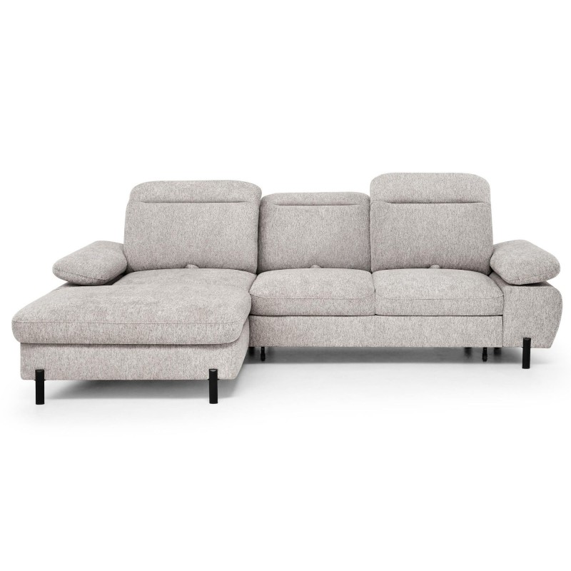 Narożnik SORA MINI 285x190 cm – Funkcja Spania, Pojemnik
