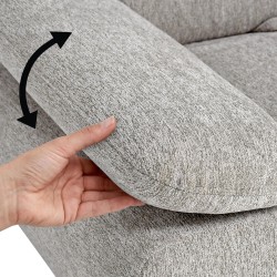 Narożnik SORA MINI 285x190 cm – Funkcja Spania, Pojemnik