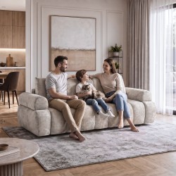 Sofa MAVI 255 cm z funkcją spania 195x145 cm – DL, Bonell, HR