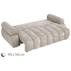 Sofa MAVI 255 cm z funkcją spania 195x145 cm – DL, Bonell, HR