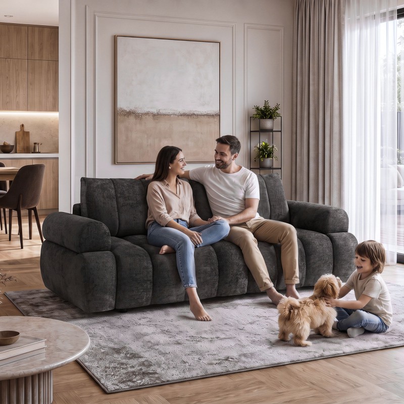 Sofa MAVI 255 cm z funkcją spania 195x145 cm – DL, Bonell, HR