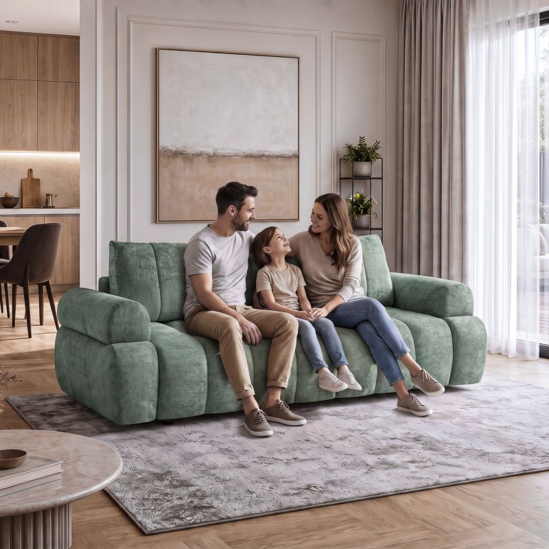 Sofa MAVI 255 cm z funkcją spania 195x145 cm – DL, Bonell, HR