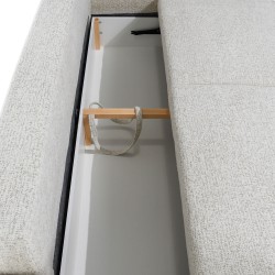 Sofa VITO 256 cm z funkcją spania i pojemnikiem | 200×144 cm
