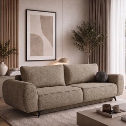 Sofa VITO 256 cm z funkcją spania i pojemnikiem | 200×144 cm