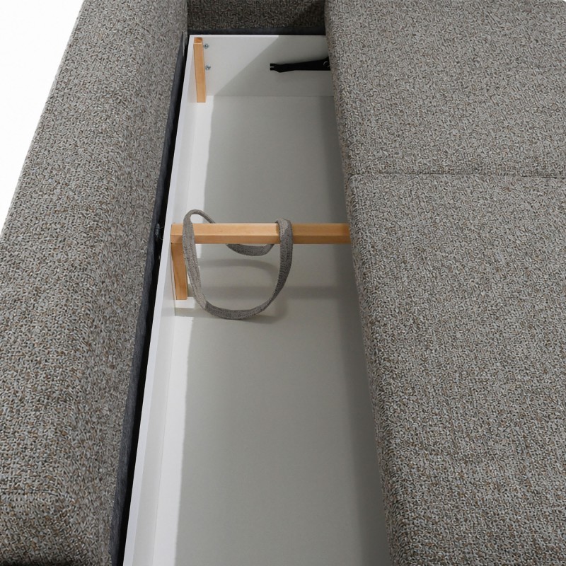 Sofa VITO 256 cm z funkcją spania i pojemnikiem | 200×144 cm