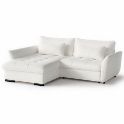 Narożnik CARO 240 cm z funkcją spania 163x200 i pojemnikiem