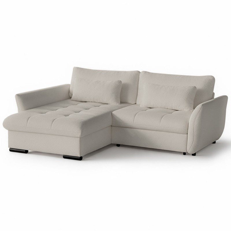 Narożnik CARO 240 cm z funkcją spania 163x200 i pojemnikiem
