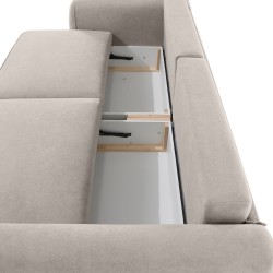 Sofa narożna BRAVO z funkcją spania 140x200 cm
