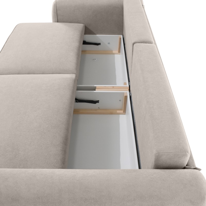 Sofa narożna BRAVO z funkcją spania 140x200 cm